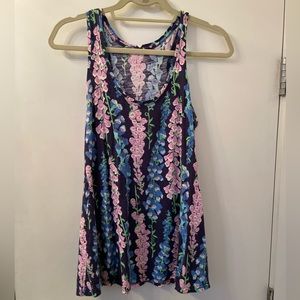 Lilly Pulitzer floral tank top - women’s small